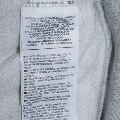 Mens UK Size S Nike Grey Pullover Hoodie