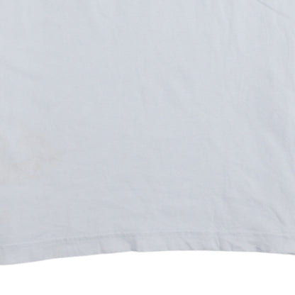 Adidas Boys White Logo T-Shirt 15-16 Years Short Sleeve Cotton Top