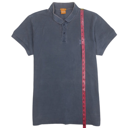 Hugo Boss Men's Blue Slim Fit Short Sleeve Polo Shirt XL