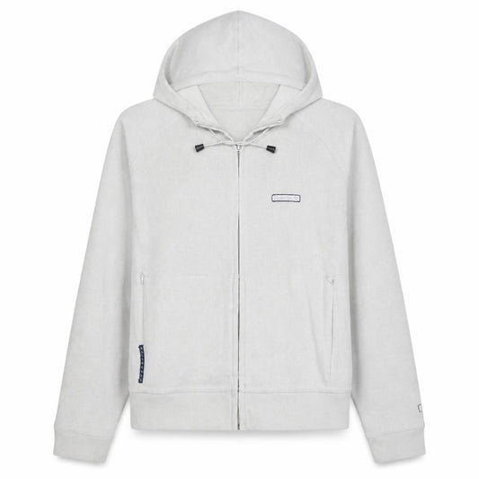 Womens UK Size L Reebok White Full Zip Hoodie
