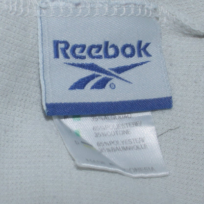 Womens UK Size L Reebok White Full Zip Hoodie