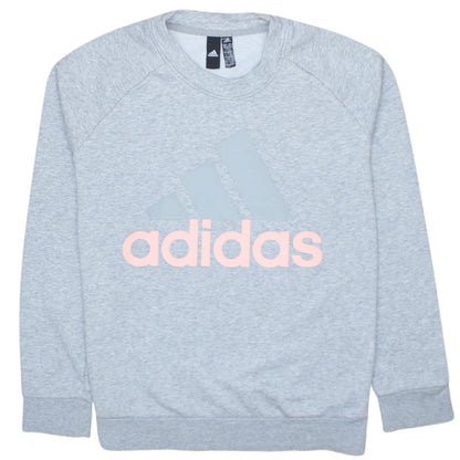 Womens UK Size 20-22 adidas Grey Pullover Sweatshirt