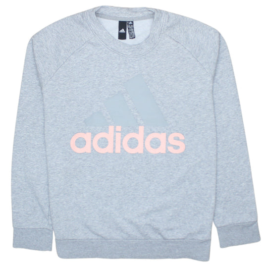 Womens UK Size 20-22 adidas Grey Pullover Sweatshirt