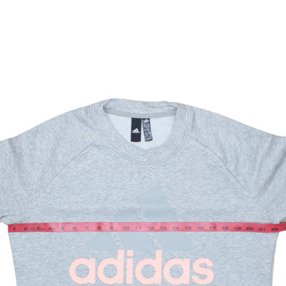 Womens UK Size 20-22 adidas Grey Pullover Sweatshirt