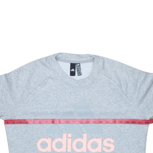Womens UK Size 20-22 adidas Grey Pullover Sweatshirt