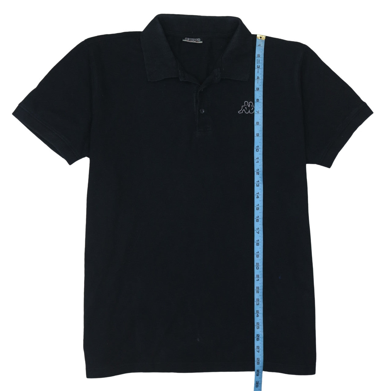 Kappa Men's Black 2XL Polo Shirt Cotton Logo Casual Wear