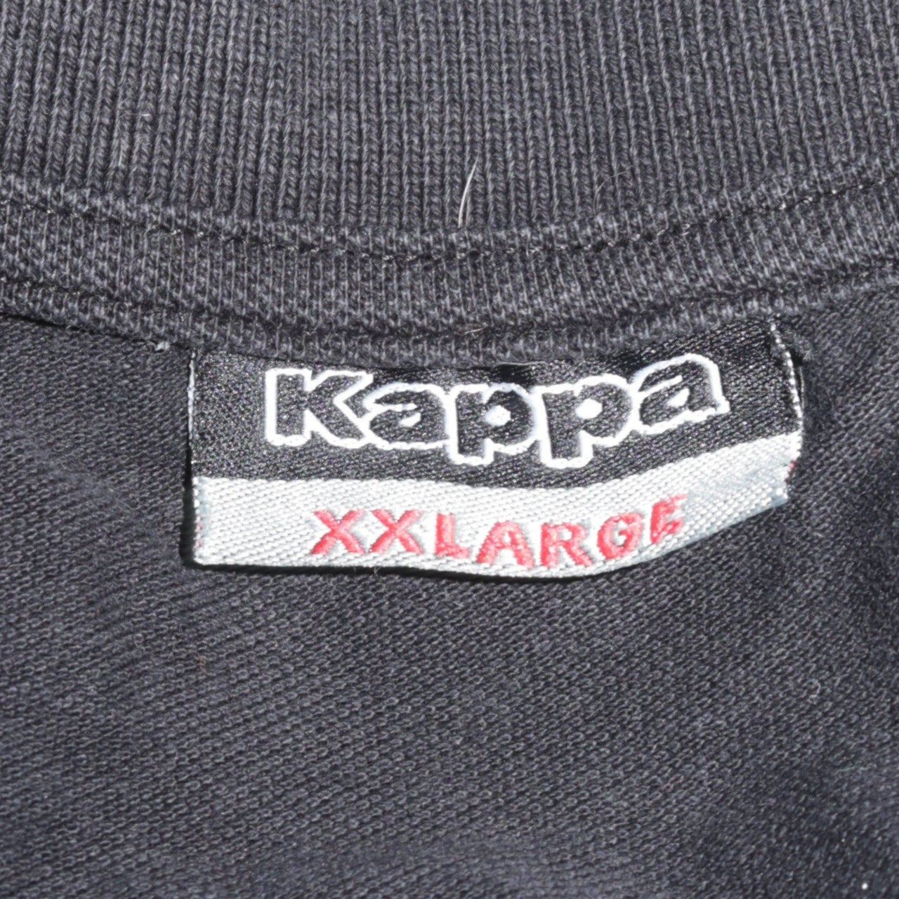 Kappa Men's Black 2XL Polo Shirt Cotton Logo Casual Wear