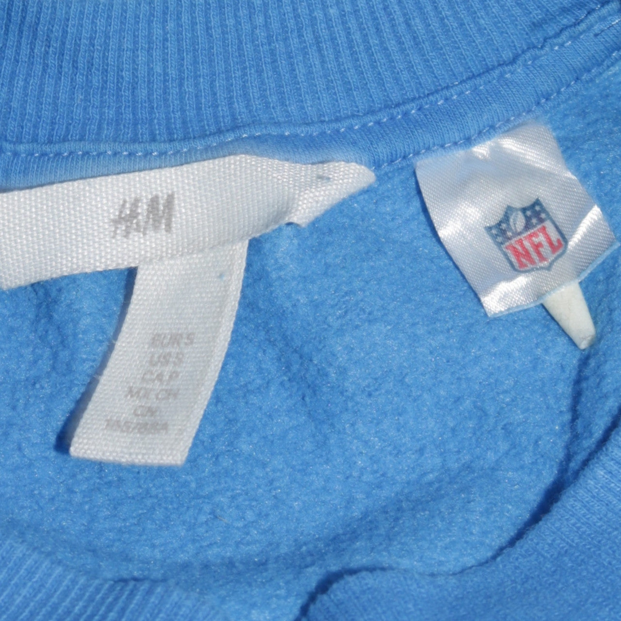 Womens UK Size M H&M Blue Pullover Sweatshirt