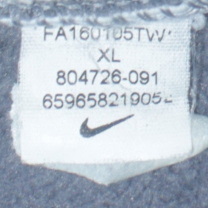 Nike Boys Grey Full Zip Hoodie Sweatshirt 13-15 Years Gym Air Logo