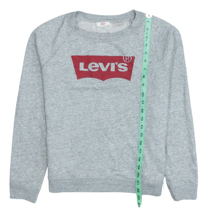 Womens UK Size M Levi's Grey Pullover Sweatshirt