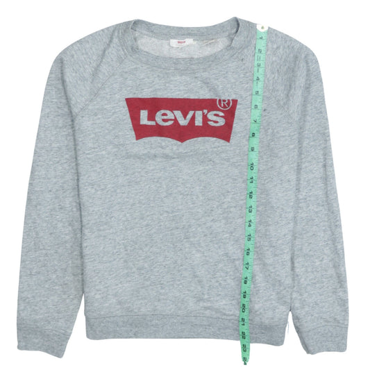 Womens UK Size M Levi's Grey Pullover Sweatshirt