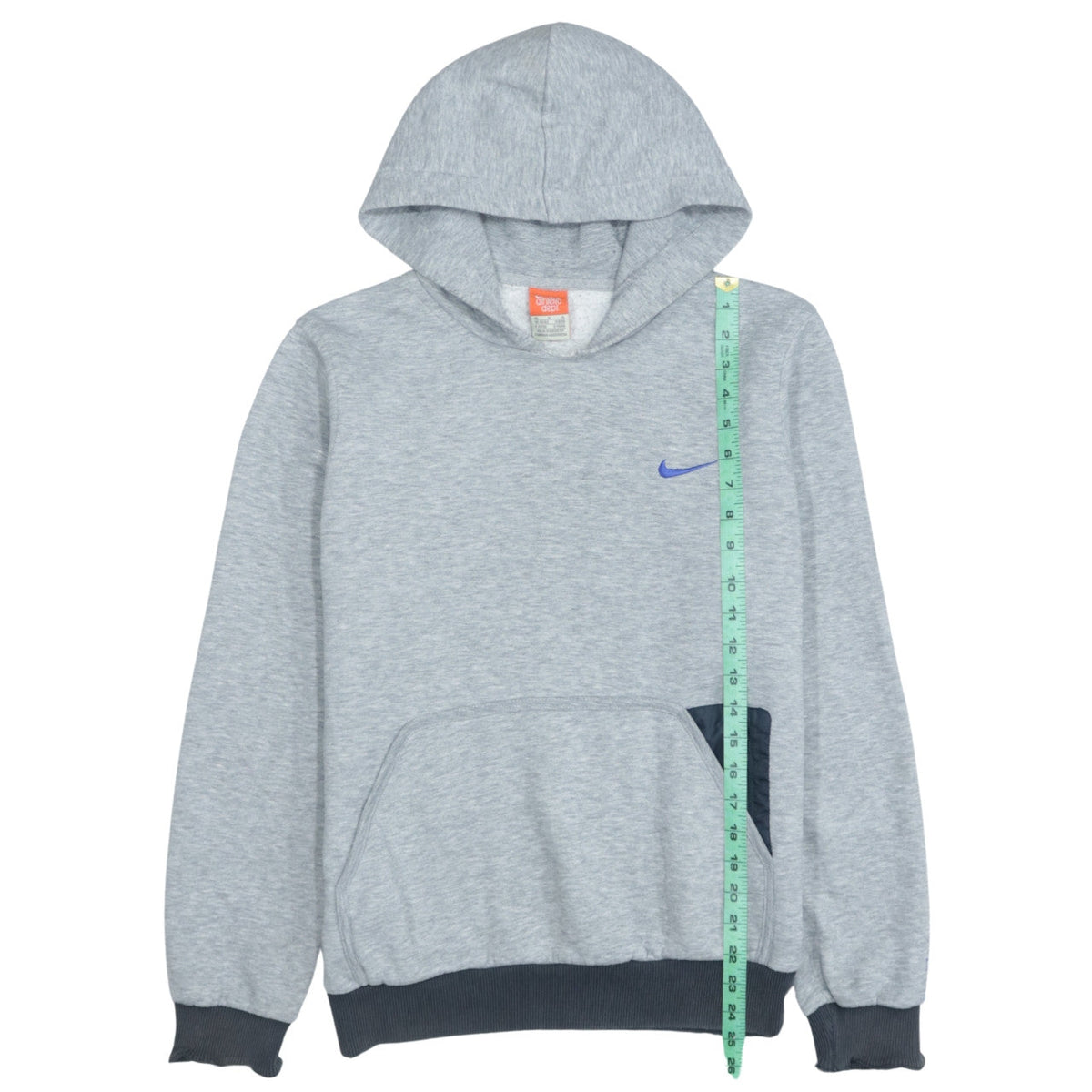 Mens UK Size M Nike Grey Pullover Hoodie