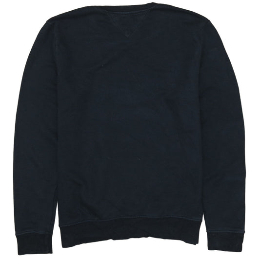 Mens UK Size L Tommy Hilfiger Black Pullover Sweatshirt