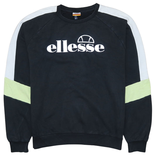 Womens UK Size 12 ellesse Black Pullover Sweatshirt