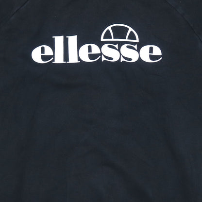 Womens UK Size 12 ellesse Black Pullover Sweatshirt
