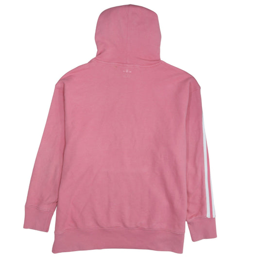 Womens UK Size 10 adidas Pink Pullover Hoodie