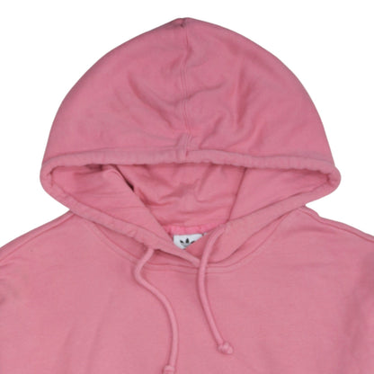 Womens UK Size 10 adidas Pink Pullover Hoodie