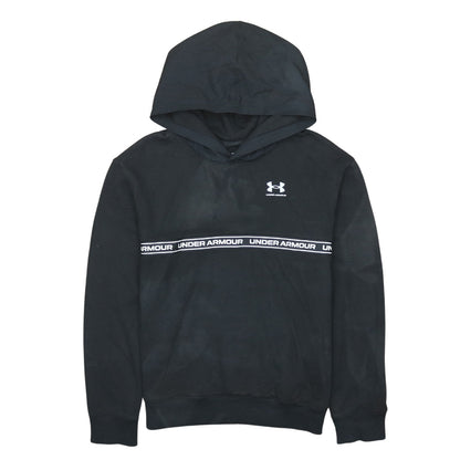 Under Armour Boys Black L Pullover Fleece Hoodie ColdGear Sportswear