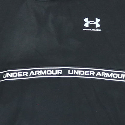 Under Armour Boys Black L Pullover Fleece Hoodie ColdGear Sportswear