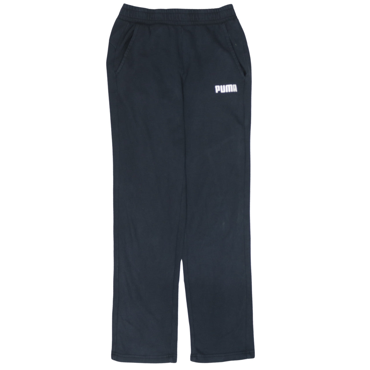 Mens UK Size S PUMA Regular Fit Sweatpants Black Trousers