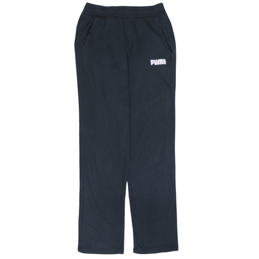 Mens UK Size S PUMA Regular Fit Sweatpants Black Trousers