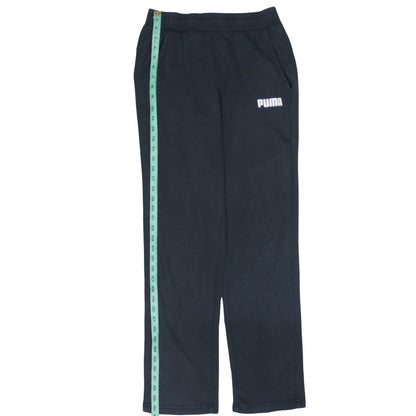 Mens UK Size S PUMA Regular Fit Sweatpants Black Trousers