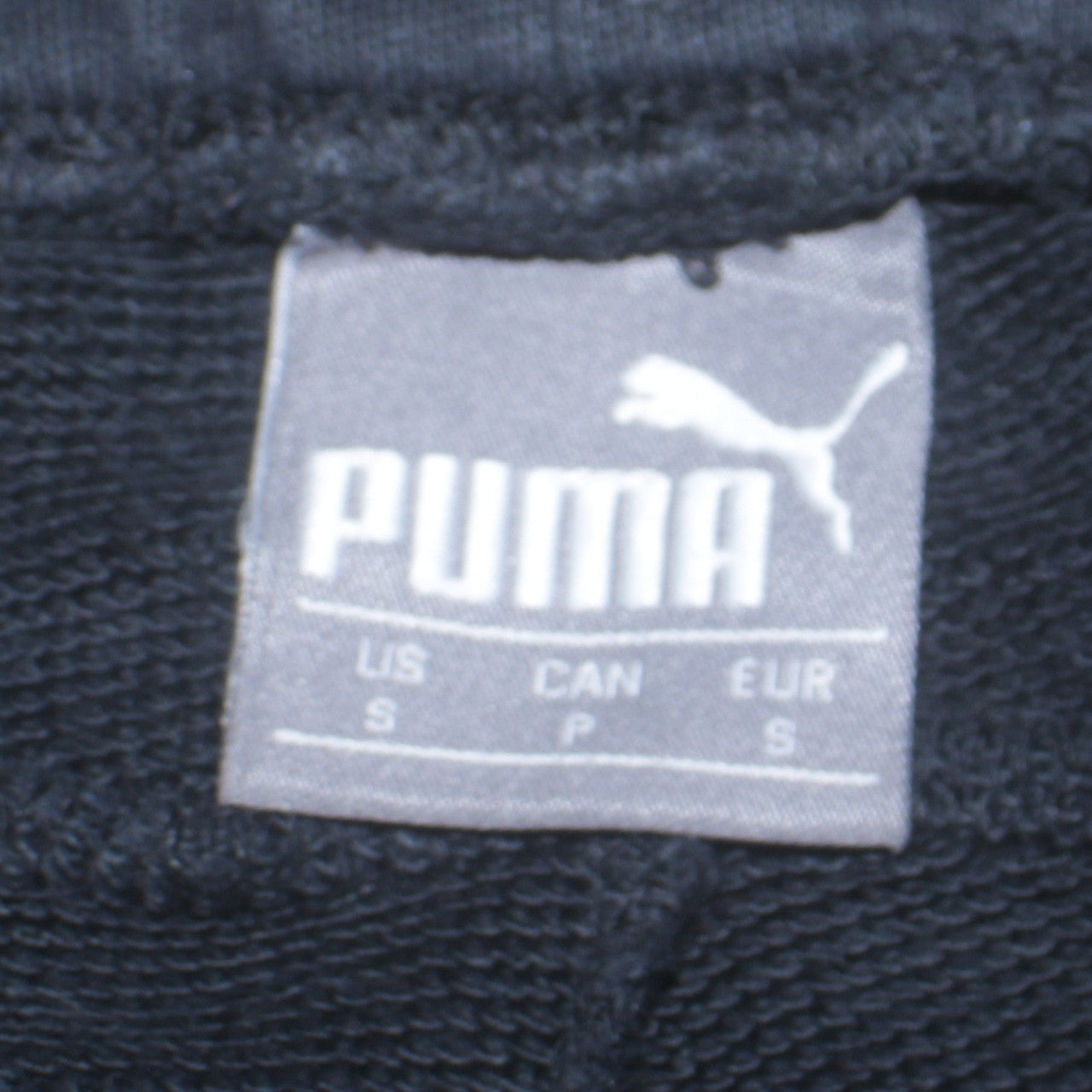 Mens UK Size S PUMA Regular Fit Sweatpants Black Trousers