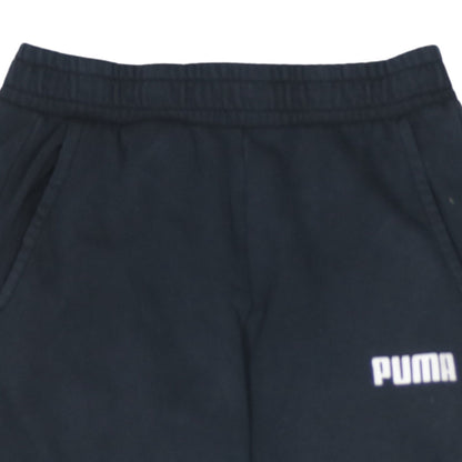 Mens UK Size S PUMA Regular Fit Sweatpants Black Trousers