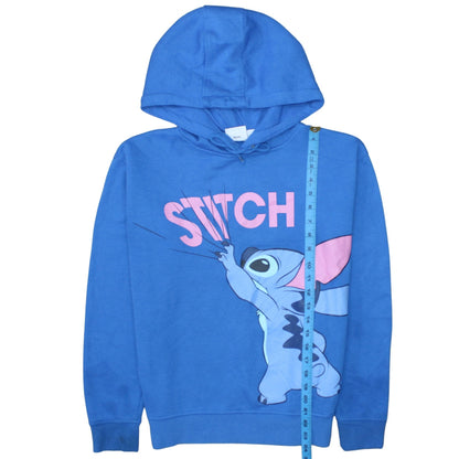 Womens UK Size XS Disney Blue Pullover Hoodie