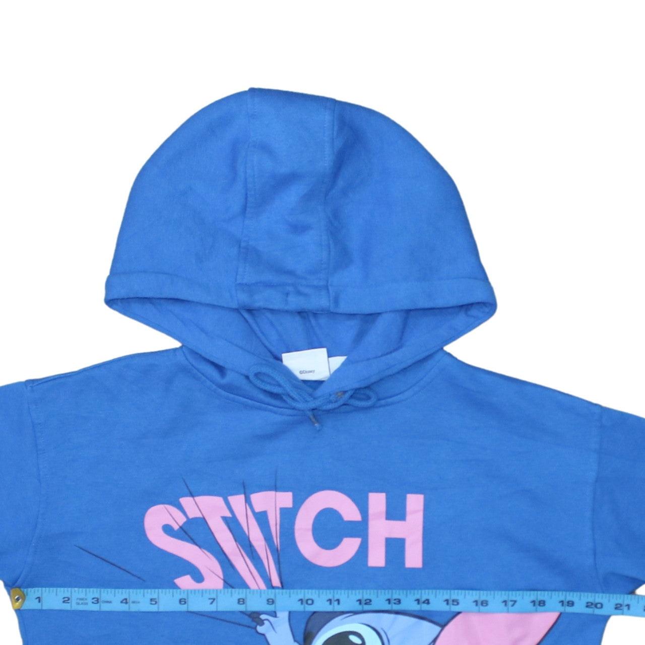 Womens UK Size XS Disney Blue Pullover Hoodie