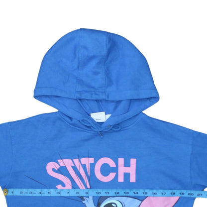 Womens UK Size XS Disney Blue Pullover Hoodie