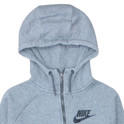 Mens UK Size S Nike Grey Full Zip Hoodie