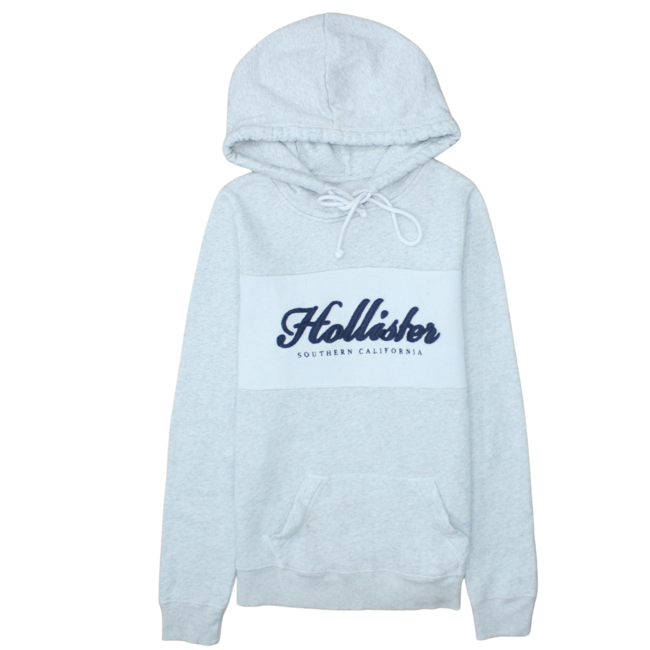 Mens UK Size XS Hollister Grey Pullover Hoodie