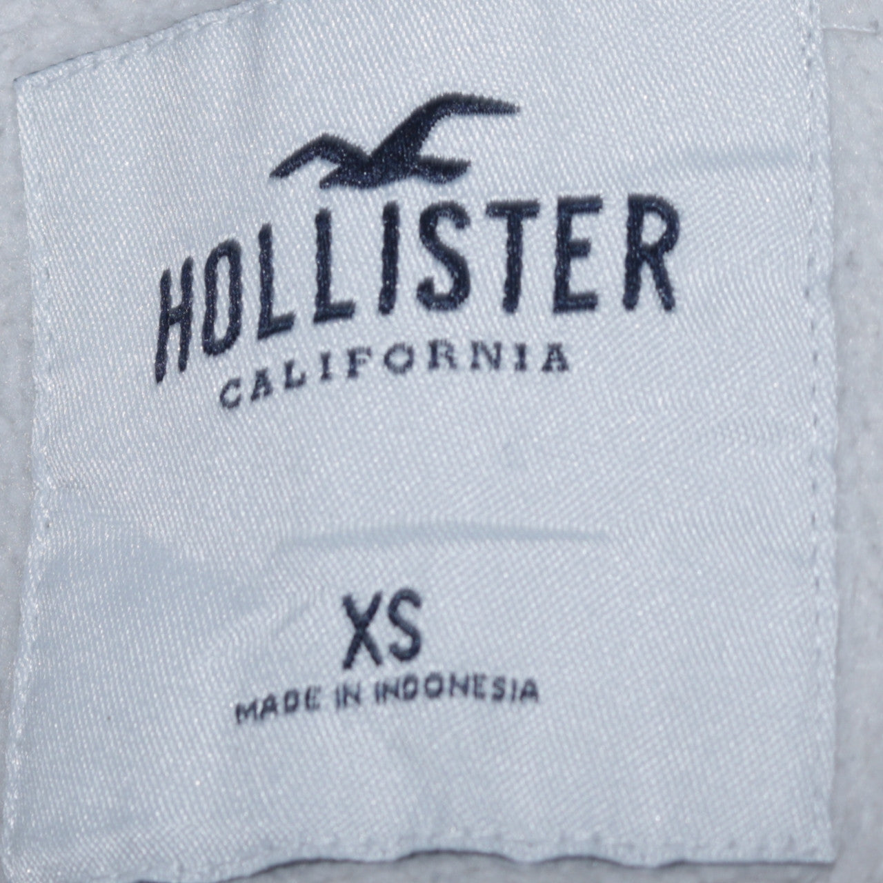 Mens UK Size XS Hollister Grey Pullover Hoodie
