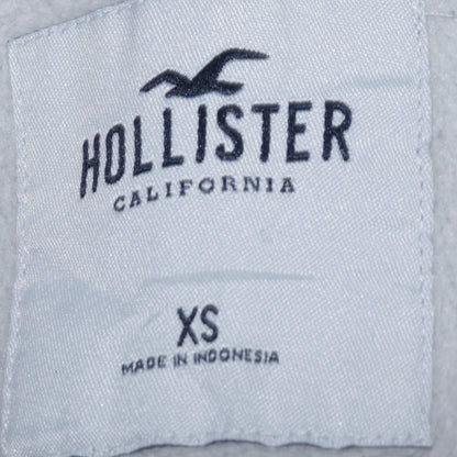 Mens UK Size XS Hollister Grey Pullover Hoodie