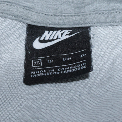 Mens UK Size XS Nike Grey Full Zip Hoodie