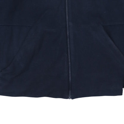 Mens UK Size M adidas Blue Full Zip Hoodie