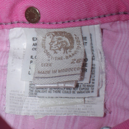 Womens UK Size 28 Diesel Slim Fit Skinny Pink Jeans