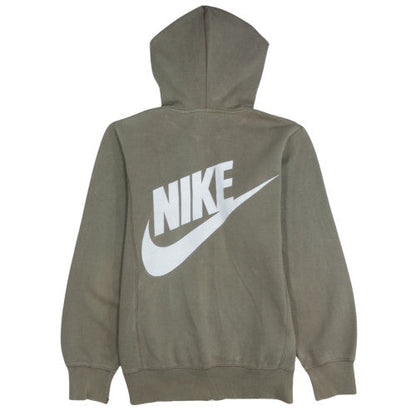 Mens UK Size S Nike Brown Full Zip Hoodie