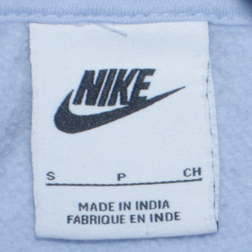 Mens UK Size S Nike Blue Pullover Hoodie
