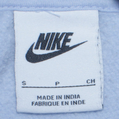 Mens UK Size S Nike Blue Pullover Hoodie