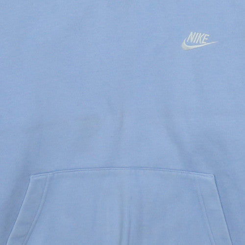 Mens UK Size S Nike Blue Pullover Hoodie
