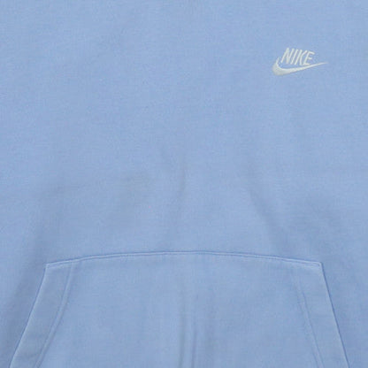 Mens UK Size S Nike Blue Pullover Hoodie