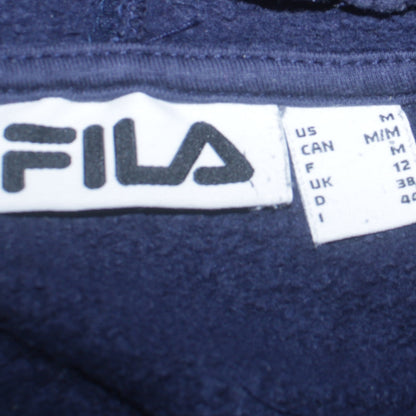 Womens UK Size 12 FILA Blue Pullover Hoodie