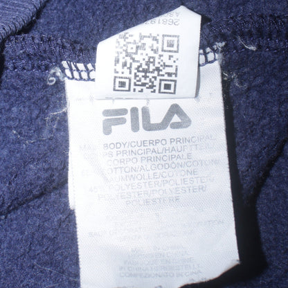 Womens UK Size 12 FILA Blue Pullover Hoodie