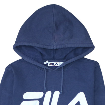 Womens UK Size 12 FILA Blue Pullover Hoodie