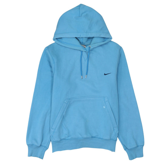 Womens UK Size S Nike Blue Pullover Hoodie