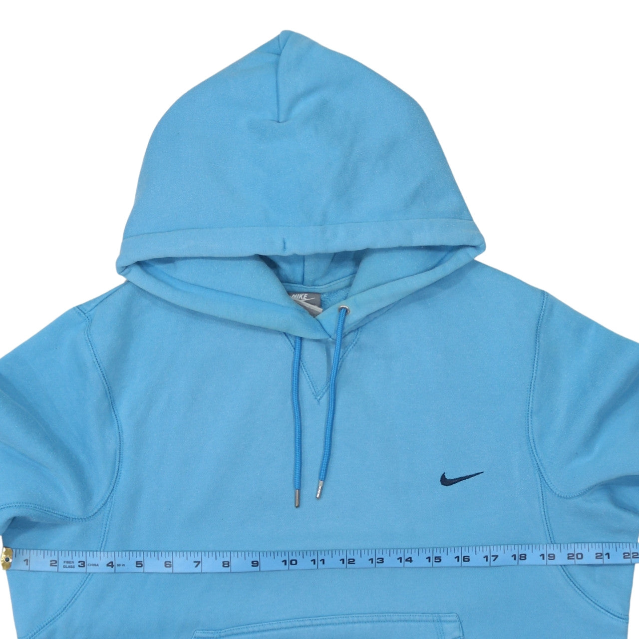 Womens UK Size S Nike Blue Pullover Hoodie