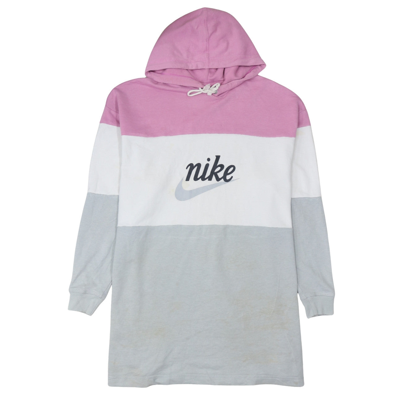 Womens UK Size M Nike Multicoloured Pullover Hoodie