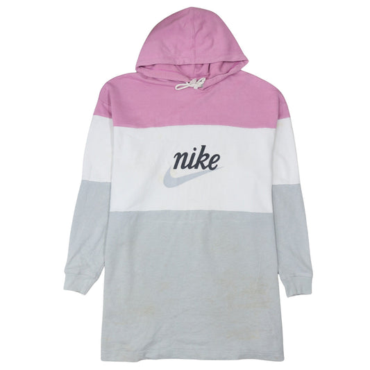 Womens UK Size M Nike Multicoloured Pullover Hoodie